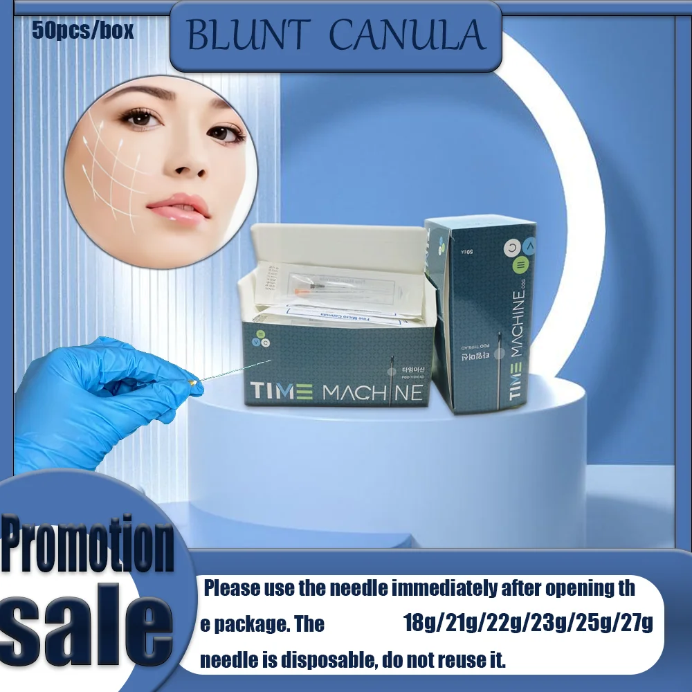 

Factory disposable Blunt Tips cannula 14g 90mm 18G 100mm 25G 27G 30G Blunt Fine Canula beauty tool parts micro cannula