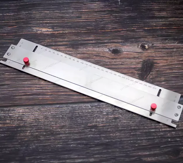 

Регулируемая вспомогательная линейка-разделитель для ремней, линейка для резки ремней, ручной инструмент для DIY-изделий из кожи, резак для плечевых ремней