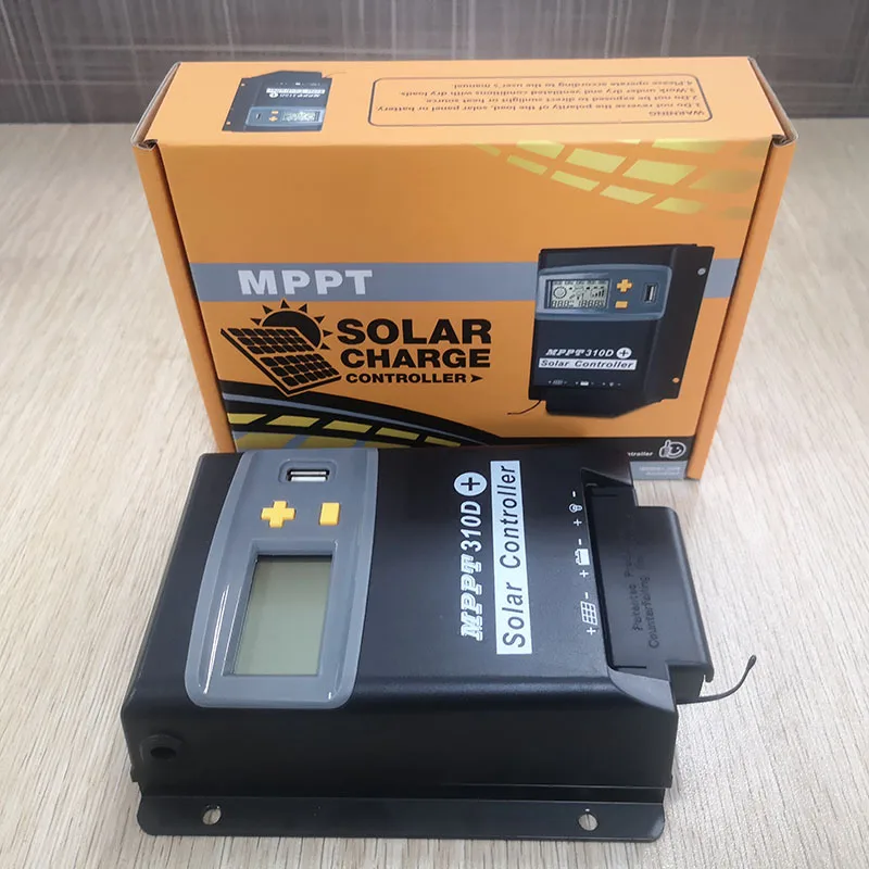 Mppt Solar Charge Controller 10a 12v 24v Auto Charge Controller with Usb Battery Power Pwm Solar Power Controller