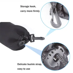 Tas Lensa Kamera Tahan Air Tas Serut untuk Canon untuk Sony untuk Nikon Casing Aksesori Lensa Kamera DSLR dengan Pengait 12 tas kamera tahan air penjualan terbaik - №