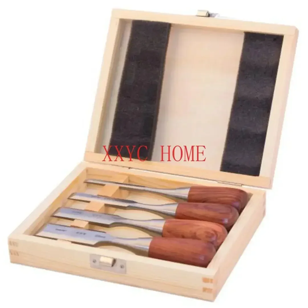 Qiangsheng Luban Woodworking Chisels in a Wooden Box -  Fine Woodworking