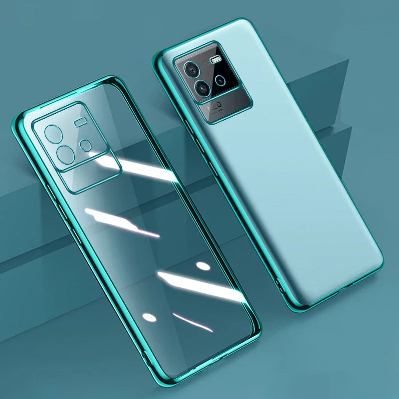 Transparent Silicone Case For Vivo iQOO Neo 6 3 5 Lite 5S Back