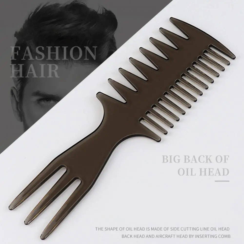 6Pcs/Set Men Comb  Practical Big Back Oil Head Kit  Smooth Tip Hairdressing Comb