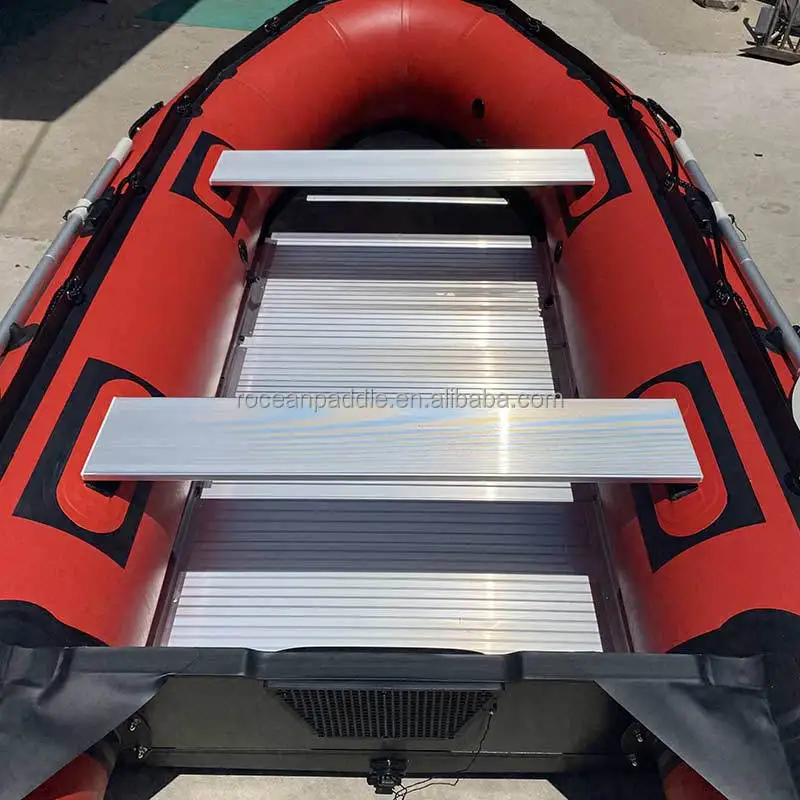 Bateaux à coque rigide gonflables en V profond de luxe certifiés CE pour la pêche, lacs, les rivières - 2,3 m/3 m/4 m, couleurs personnalisées, livraison rapide