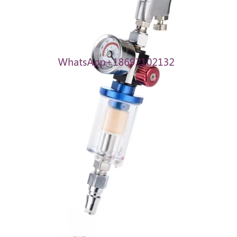 High Pressure Water and Oil Math, 1/4 Effect, Straight Air Hose, Filter, Compressor Moisture Trap,