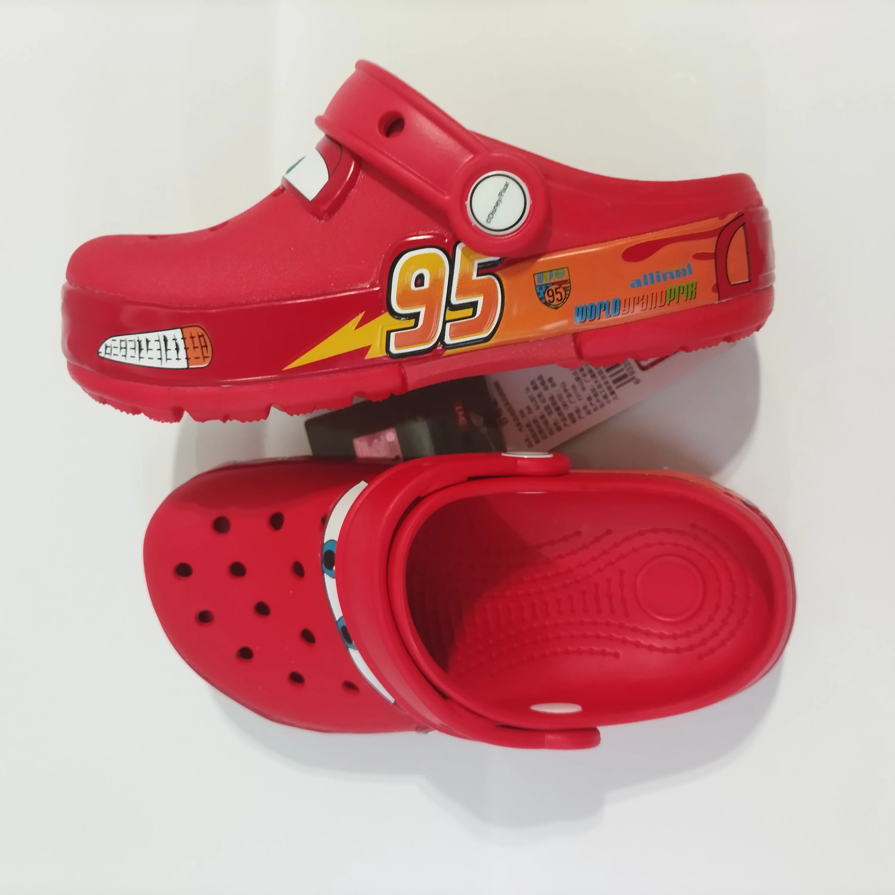 جديد البرق ماكوينز بيكسار هول النعال الكرتون الصلبة شباشب مقاومة للماء تناسب الأطفال الصنادل في الهواء الطلق تنفس أحذية إيفا #2