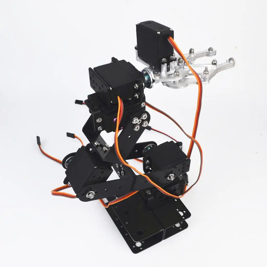 high-quality-metal-6-dof-robot-mechanical-arm-diy-kit-for-research-automation-and-learning