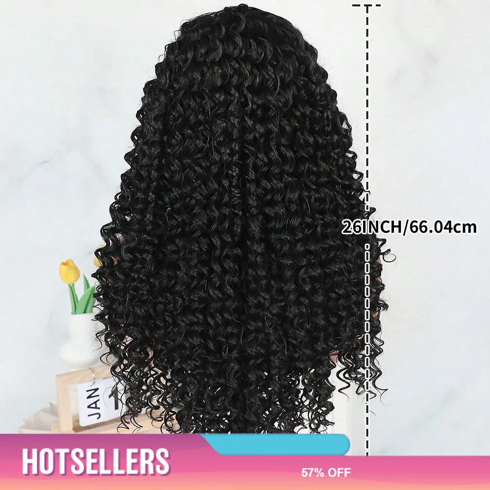 موجة عميقة الدانتيل الجبهة الباروكات شعر الإنسان 200% الكثافة 13x4 HD شفافة شعر مستعار مجعد عميق الرطب ومموج خصلات الشعر المستعار الإنسان للمرأة السوداء
