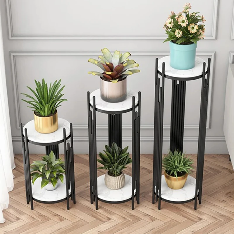 Plant Stand Indoor Flower Shelf Stylish Planter Rack for Balcony and Garden Storage Organizer for Display Decorative Plant