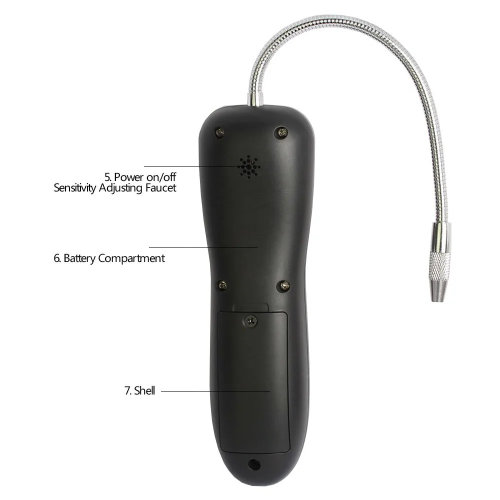 CLD-100 Detektor Kebocoran Gas Refrigeran Elektronik Sensitif Tinggi Merk Elitech