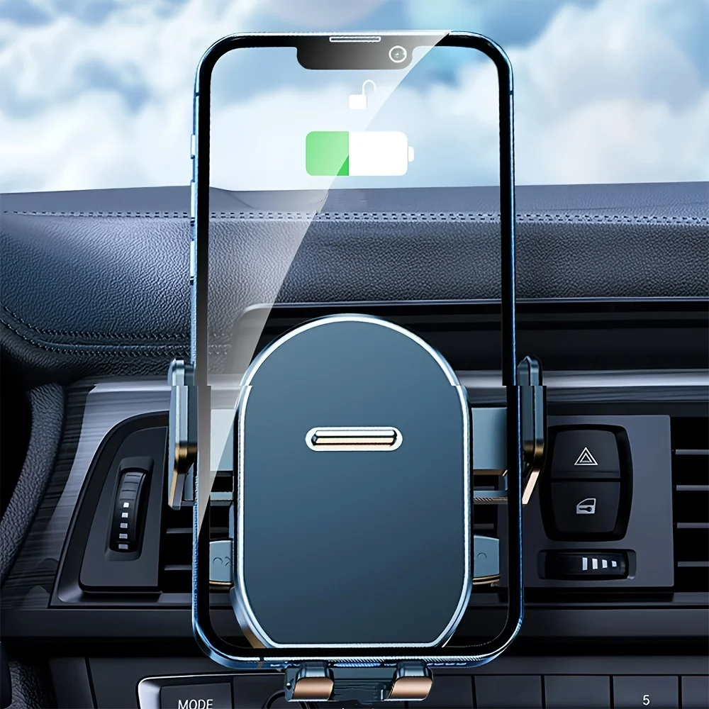 

Universal Car Phone Holder With Ventilation Hook For 360 Degree Rotation Installation Anti Shake Supports All Phone