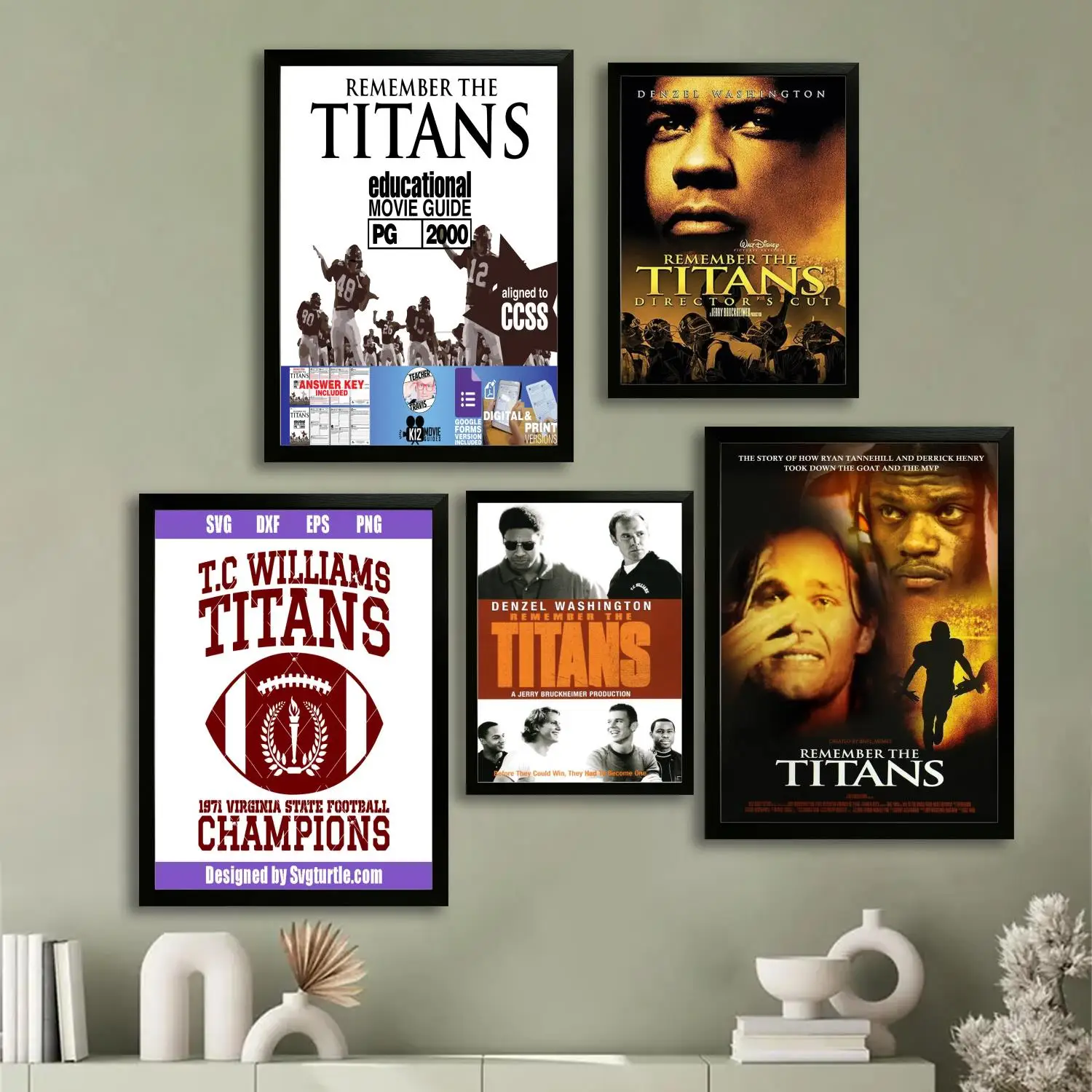 

Remember the Titans Canvas Art Poster, Wall Art Picture Print, Modern Family Bedroom Decor Posters,Decorative painting