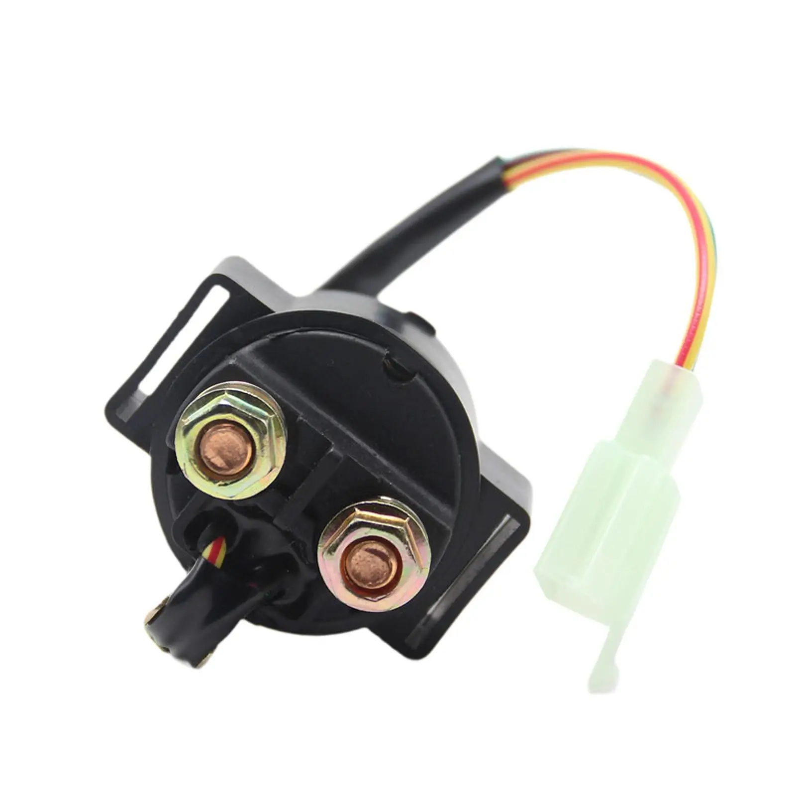 Motorcycle Solenoid Starter Relay Easy to Install High Current Capacity Motorbike Starter Solenoid Relay for Scooter Moped