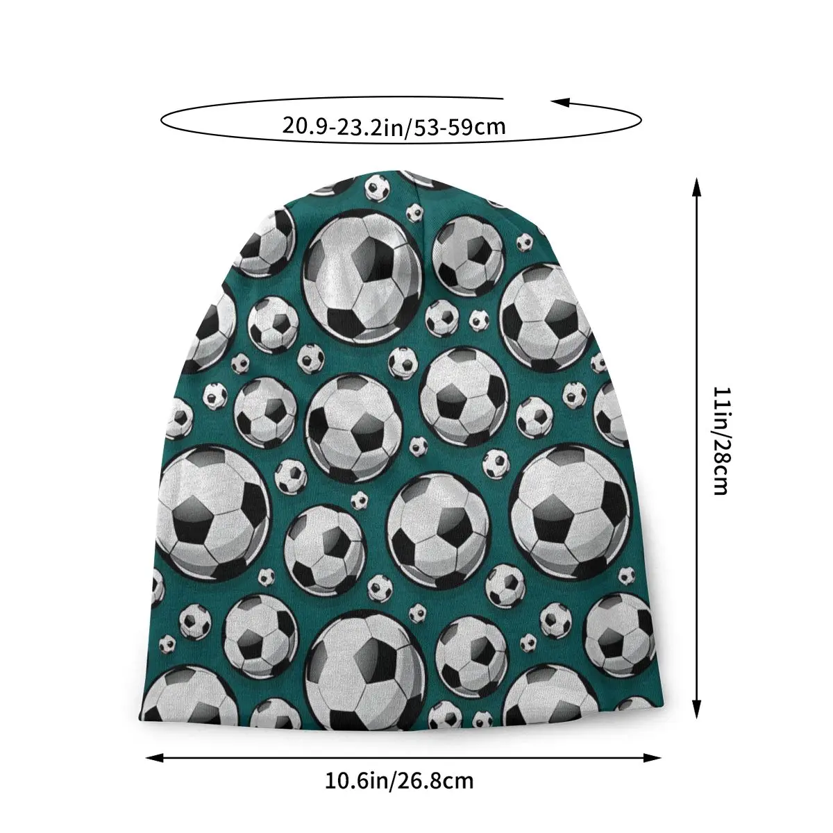 Soccer Ball Bonnet Homme Autumn Spring Thin Skullies Beanies Caps For Men Women Novelty Hats