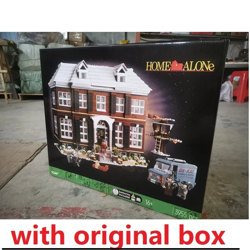 

With Original Box 3955pcs 21330 Home Alone House Set Model Building Blocks Bricks Educational Toys For Boy Kids Christmas Gifts