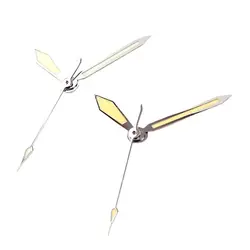 New Luminous Silver Yellow Watch Hand Needles fit for NH35A NH36A Automatic Movement Watch Accessories Parts