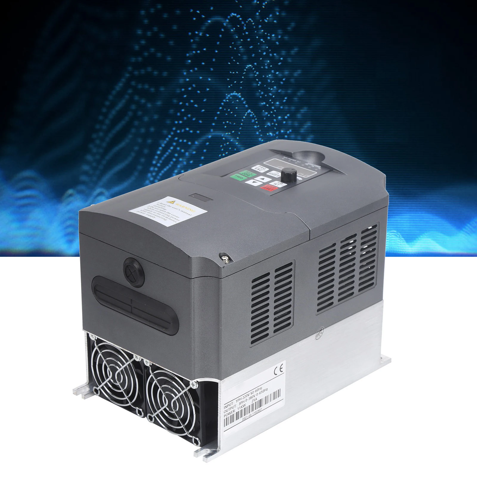 AC Drive Variable Frequency Drive 220v to 380v 3‑Phase Motor Speed Controller 11kw 15HP Power Control Device Speed Controller