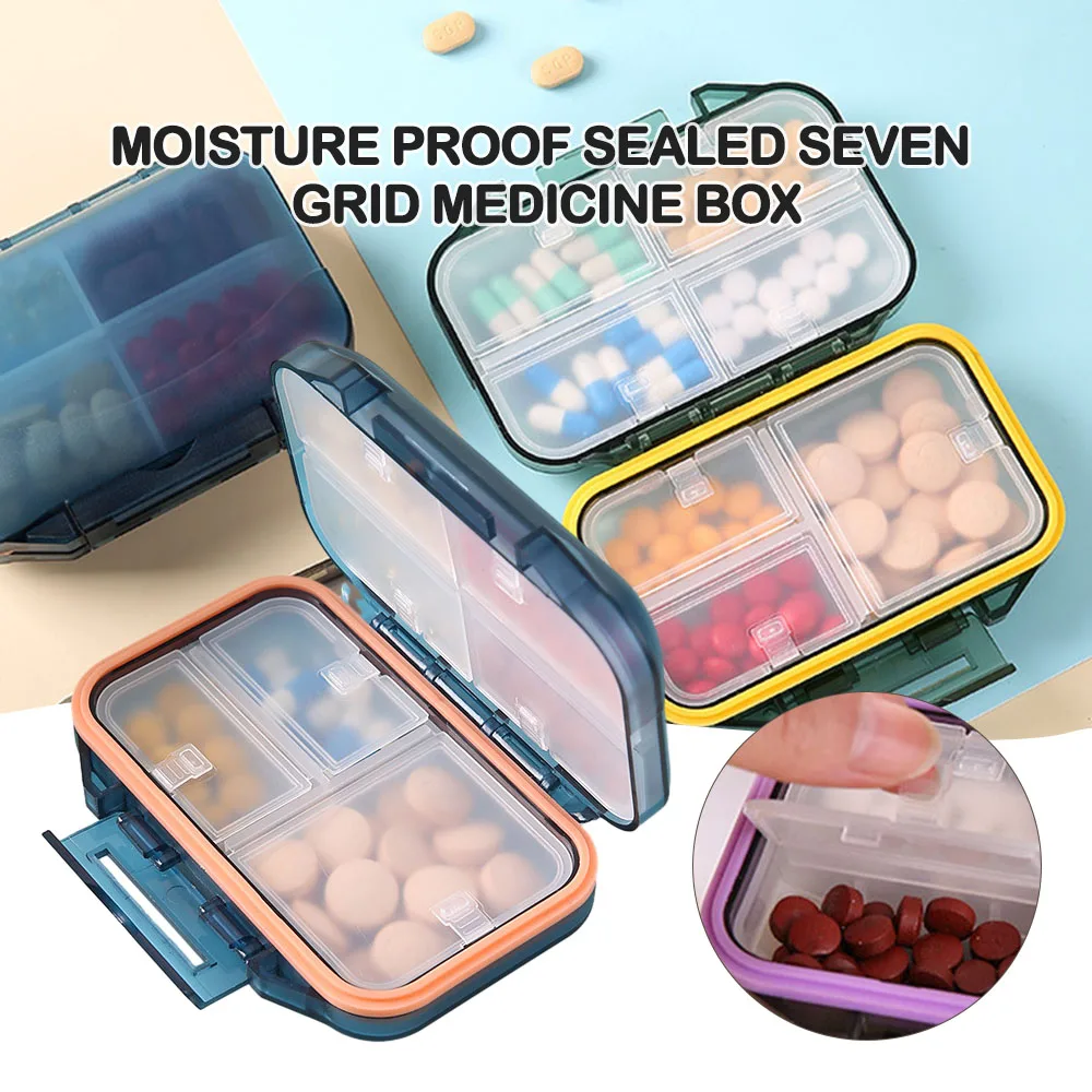 Outdoor Double-sealed Medicine Box Lightweight Sealing Small Medicine Box For Outdoors