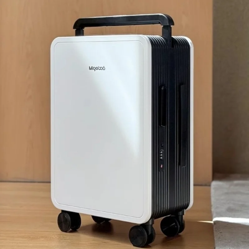 

Дорожный чемодан на колесиках с широким рулем и 360° ° Спиннерное колесо TSA Lock Rolling Luggage Высококачественный прочный материал ПК