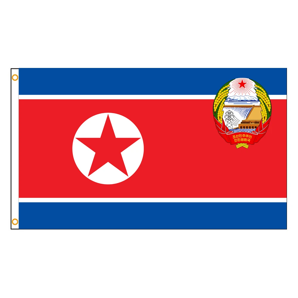 3x5 Ft North Korea Flag Vivid Color and Fade proof DPRK Flags Polyester with Brass Grommets 3 X 5 Ft - view 4