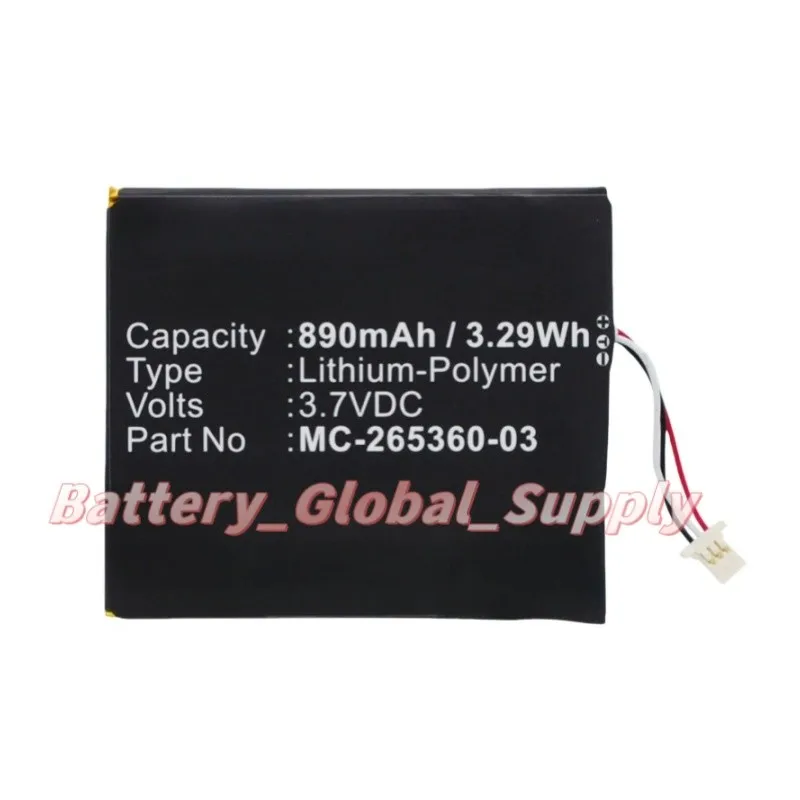 

Battery for 58-000151 MC-265360-03 7th Generation WP63GW 3.7V 890MAH