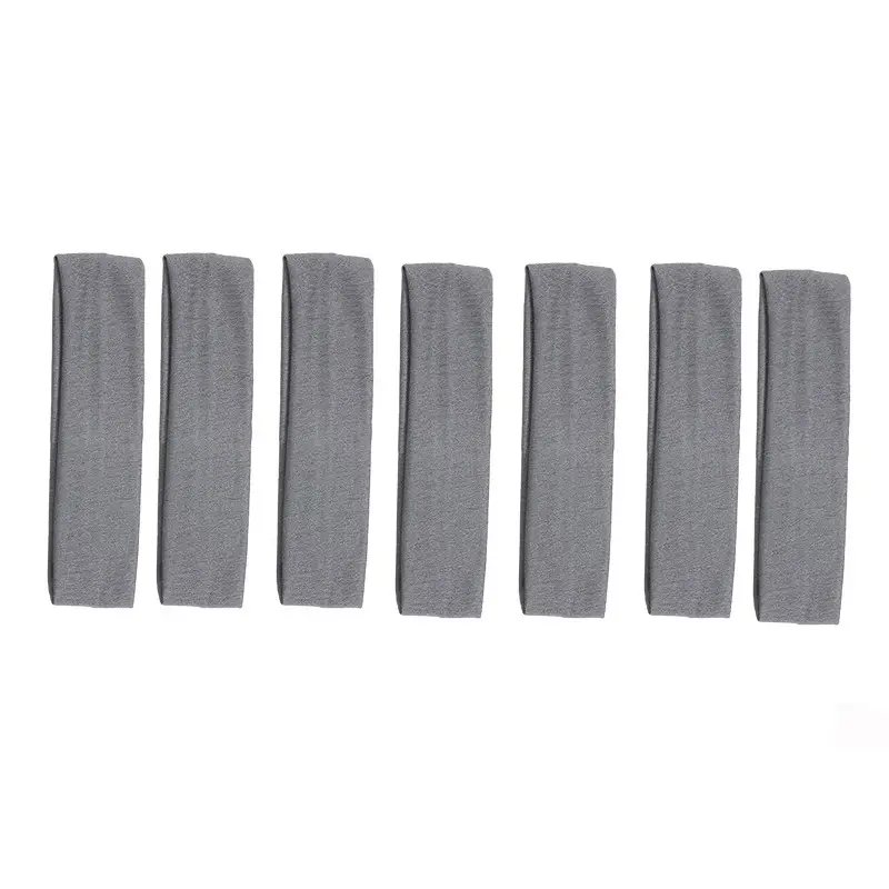 7PCS Elastic Sports Headbands For Women Stretchy Candy-Colored Hairbands Fashion Sweatbands For Fitness Yoga Running Cycling - Image 9