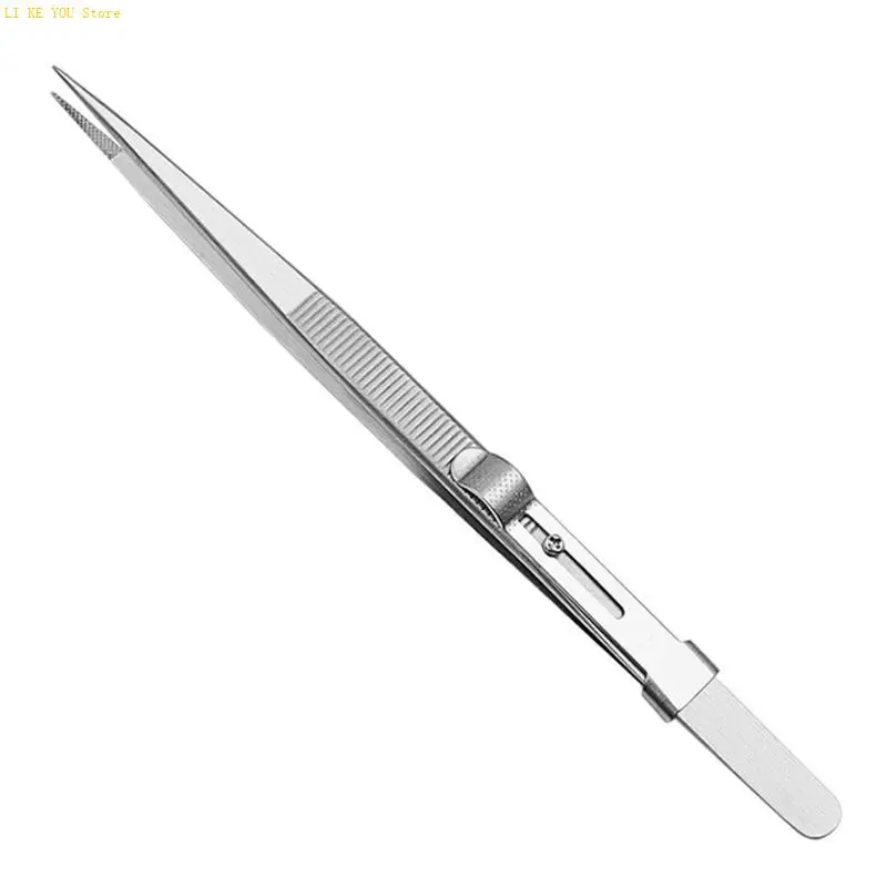 W3JE 2 PCs e Diamond Stone Tweezers Lanking Jóias Tweezer Slide trava dica fina