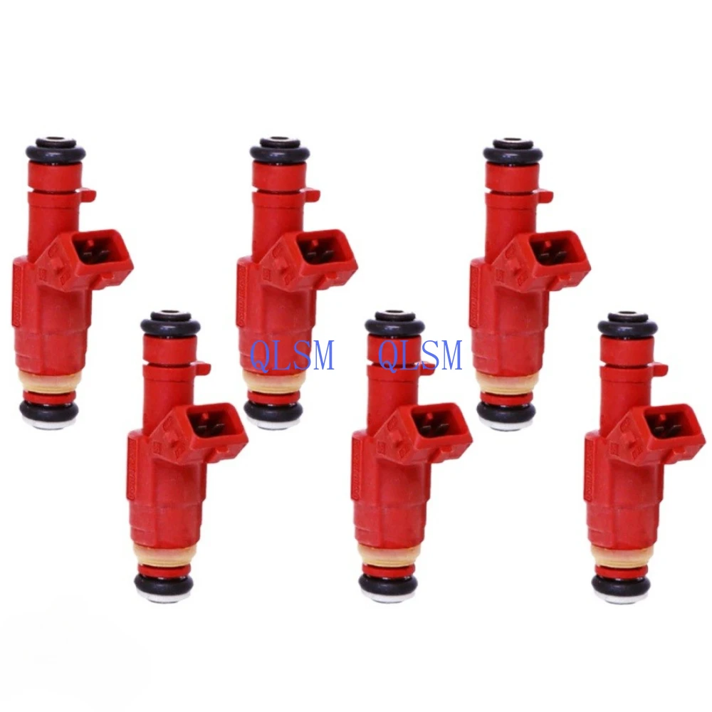 

6PCS Fuel Injector For Mercedes Benz C E M Class 9402 2.8 3.2 3.6 V6 0280155757 Premium Car Accessories