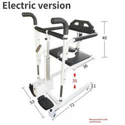 electric version lifting machine with sitting lift armchair Elderly care Rehabilitation Outdoor travel walkers