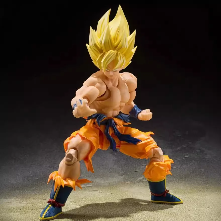 Anime Dragon Ball Z Super Saiyan Son Goku Chou Senshi Kakusei Ver. PVC Action Figure Statue Collectible Model Kids Toys Doll