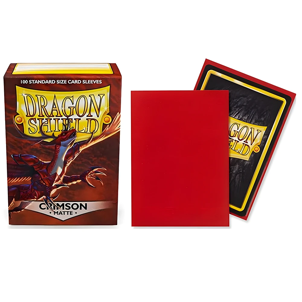 أكمام درع التنين أرجواني غير لامع/عاجي/قرمزي/ذهبي/أسود/شفاف/نحاس/R/أبيض/زمردي/أرجواني واقي بطاقة بحجم قياسي