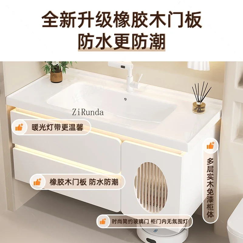 

Керамическая встроенная раковина, шкаф для ванной комнаты, комбинированный умывальник, зеркало для ванной комнаты, шкаф для ванной комнаты