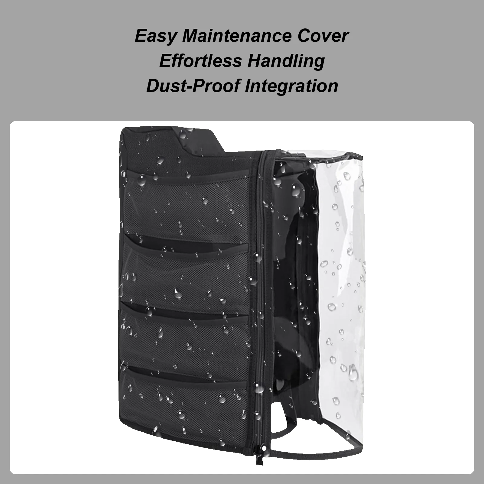 

Пылезащитный чехол для приготовления газированной воды, сумка с карманами для хранения, водонепроницаемая сумка для хранения кухонной техники для стручков