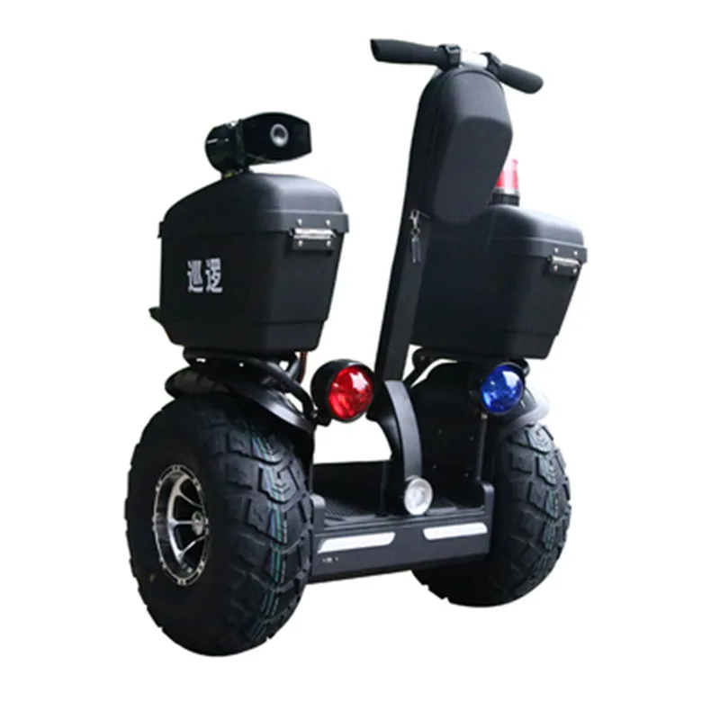 Off-road electric two-wheeled balance car patrol car somatosensory two-wheeled intelligent adult walking thinking car