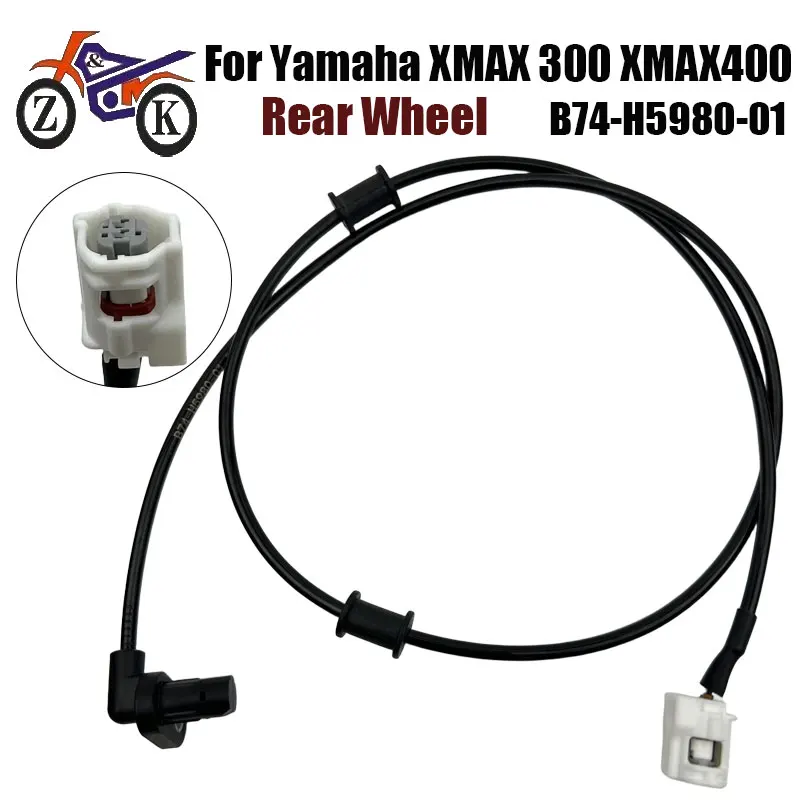 

1PCS Rear Wheel Speed Sensor For Yamaha XMAX300 2017-2023 XMAX400 Tricity 300 XMAX 125 ABS Wheel Speed Sensor B74H598001