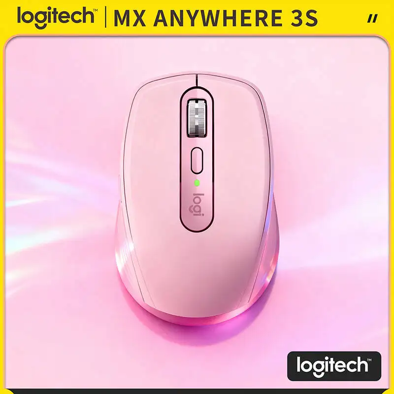 

Компактная мышь Logitech MX Anywhere 3S, эргономичный дизайн, перезаряжаемая, с быстрым прокруткой для портативных ПК Mac