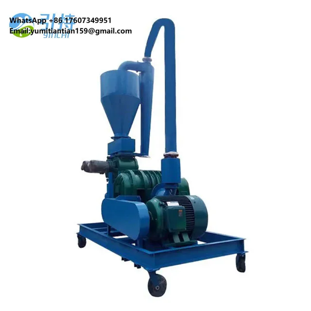 

Automatic Mobile Air Powered Grain Transport Systems High Productivity Rice Grain Extractor for Soybean Wheat Key Motor