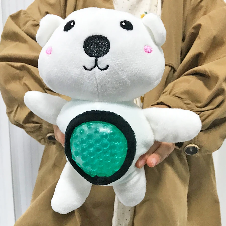 Boys and girls squeeze toys, cute teddy bear stress relief plush toys, children's birthday party gifts, holiday gifts