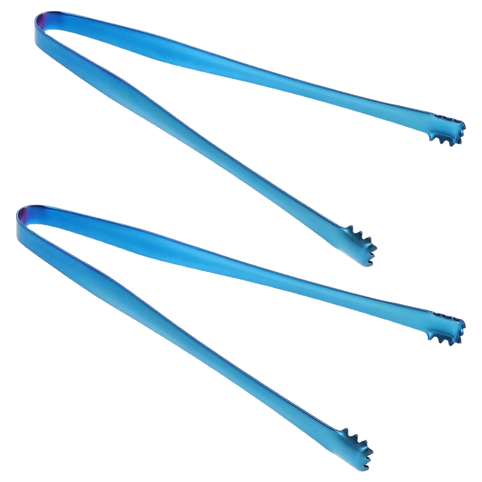 

2Pcs Stainless Steel Outdoor Camping Ice Tongs with Long Handle Non-Slip Design for Food Handling Sugar Cubes Appetizers Egg