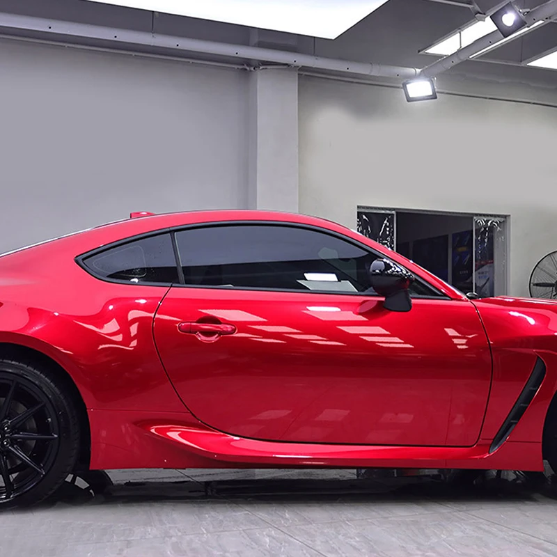 Glossy Self-healing TPU Soul Red Color 5 Years Warranty Anti-Yellowing Ppf Tpu Paint protection Film 7.5mil Tpu Ppf Colour Wrap