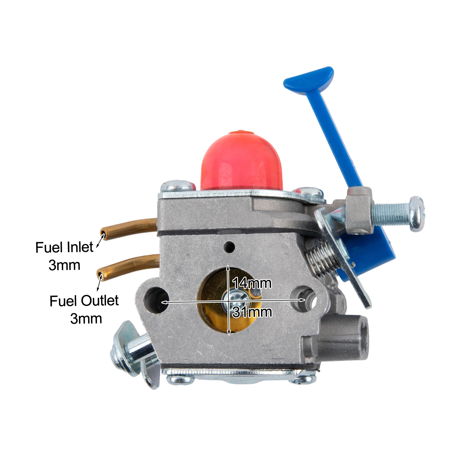 Carburetor Kit For 124C 125R 128CD String For Trimmer Brushcutter For Edger Replacement Parts C1Q-W38 W40A Lawn Mower Accessorie