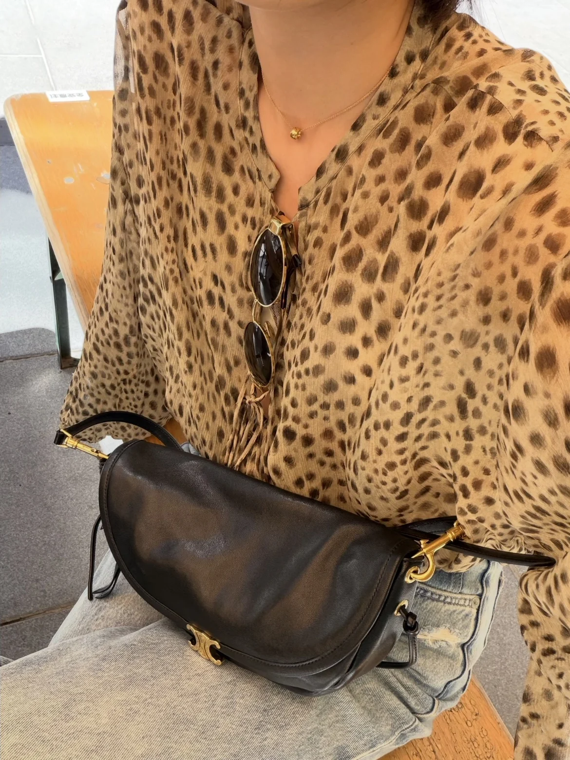 

Heidd Sweet Spicy Style Loose Fit Polyester Shirt with Soft Leopard Print And Mysterious Sensation for Women in Summer 2026
