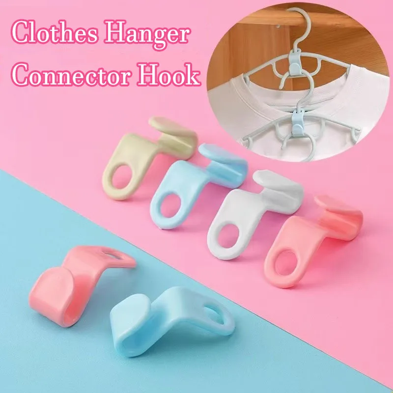 

20/10/5Pcs Multi-function Clothes Hanger Connector Hooks Cascading Plastic Wardrobe Organizer Rack Holder Space Saving Organizer