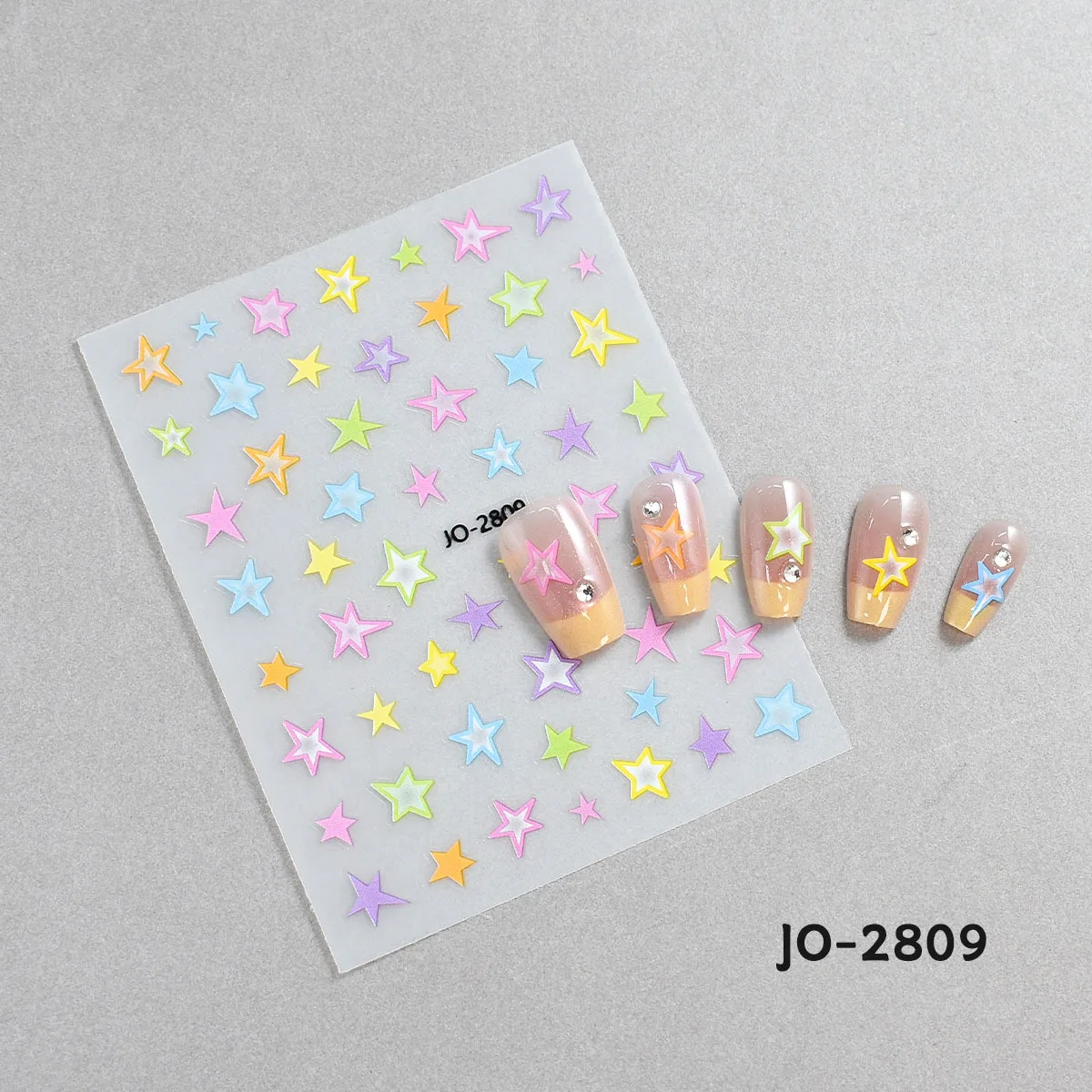 1PCS Bowknot Ribbon Flower Star Self-Adhesive Nail Art Stickers Summer charming Nail Decals DIY Manicure Accessories Decorations