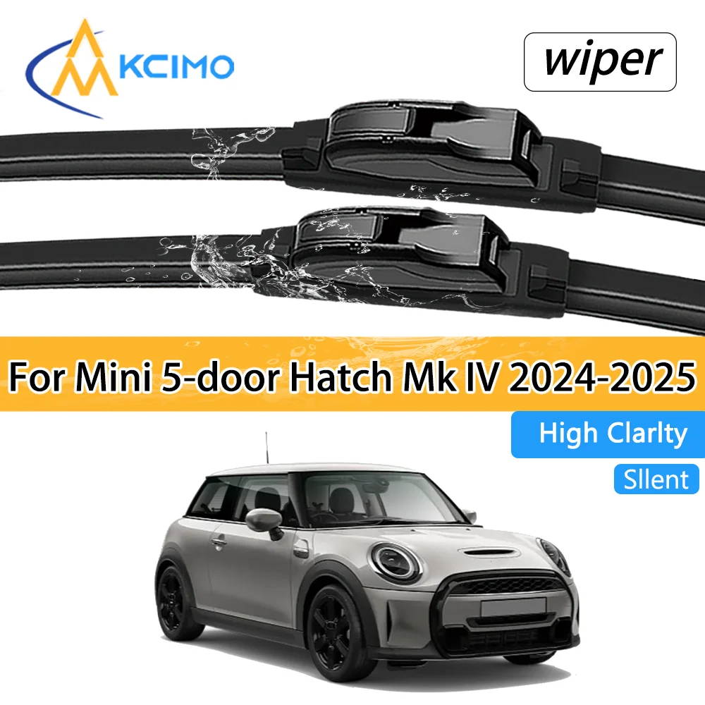 2Pcs Car Front Wiper Blades For Mini 5-door Hatch Mk IV 2024-2025 Crystal Clear Visibility & Enhanced Driving Safety
