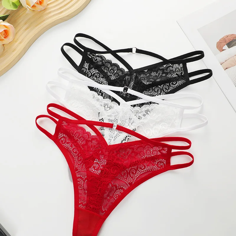 Women Panties Sexy Embroidery Panty Transparent Underwear Female Intimates Seamless Briefs G String Thongs Lingerie Knickers