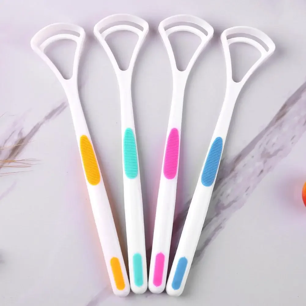 2021 New Tongue Scraper Cleaner Oral Care Cleaning Tongue Scraper Brush Keep Fresh Breath Tongue Coating Oral Hygiene Care Tools