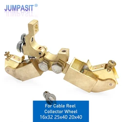 Jumpasit 25x40 32x40 20x40 Copper Brush Holder for Cable Reel Wheel Drawing Machine High Current V Shape Holders