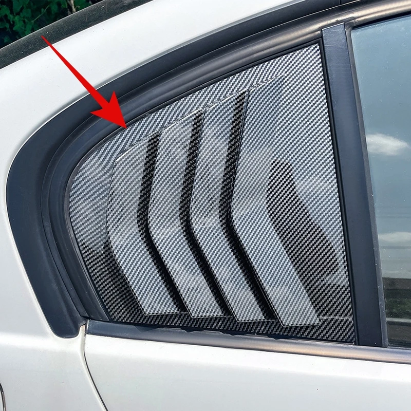 

For BMW 3 Series E90 E91 320i 323i 325i 330i M3 2005-2011 Car Rear Window Shutter Cover Trim Window Louver Side Vent