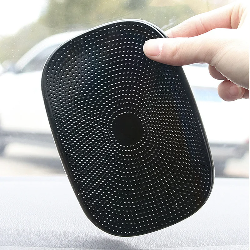 1Pcs Car Non-Slip Mat Magic Anti-Slip Slide-Proof Pad Dashboard Sticky Dash Adhesive Cell Phone Mobile Holder Black Silicone